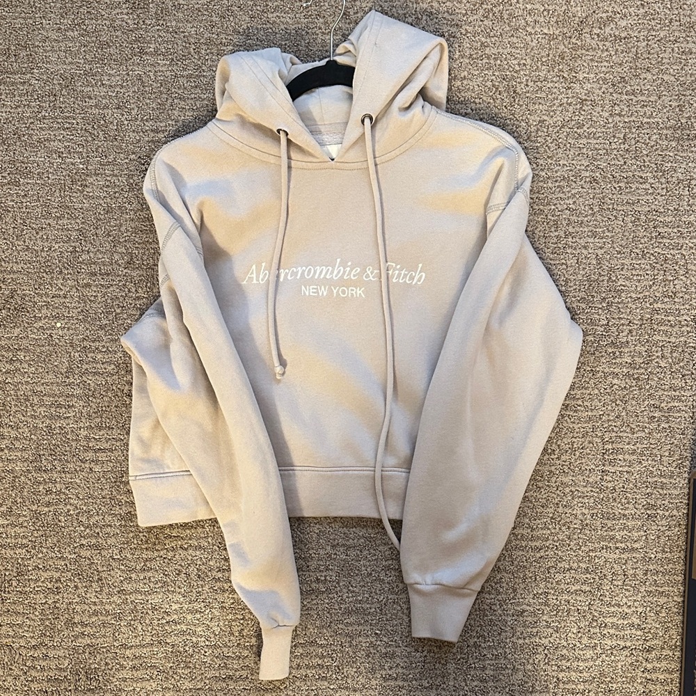 Abercrombie & Fitch Light Tan Hoodie